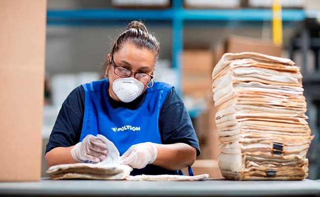 Polygon expert herstelt beschadigde documenten