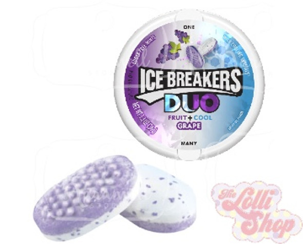 Ice Breakers Duo Mints Grape 36g Ice Breakers Duo Mints Grape 36g