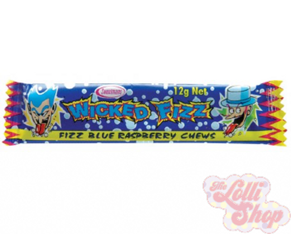 Wicked Fizz Blue Raspberry Chews